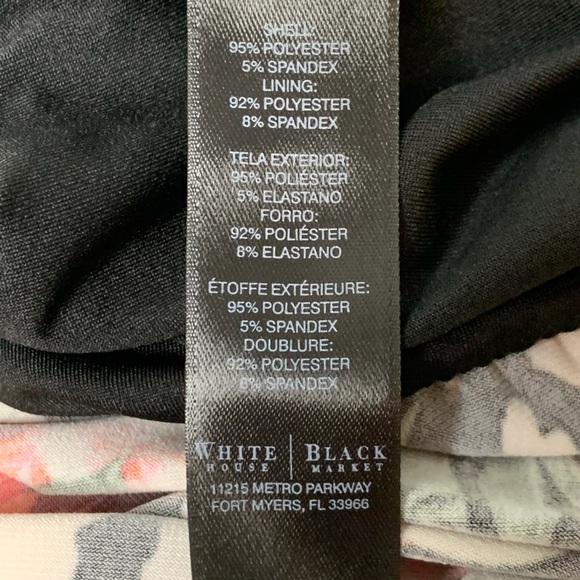 WHBM Tropical Floral Dress Size XS - Picture 11 of 15